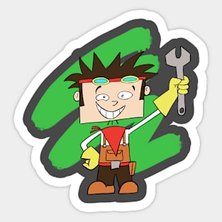 Chibi Toby Sticker